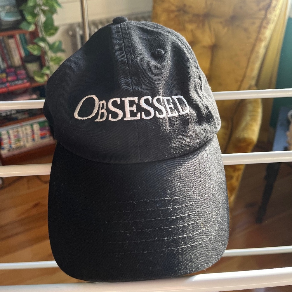 Blue&Cream Obsessed Hat in Black